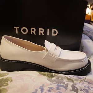 White Chunky Loafers